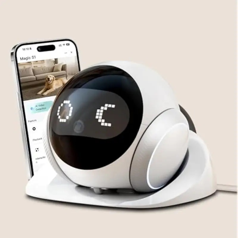 Photography With Mobile - Movable Indoor Pet Robot Camera with