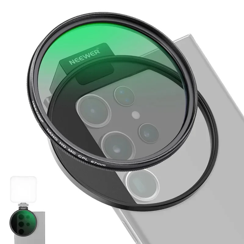 Camera Cold Shoe - 2026 FL-41 67mm CPLWaterproof Glass with