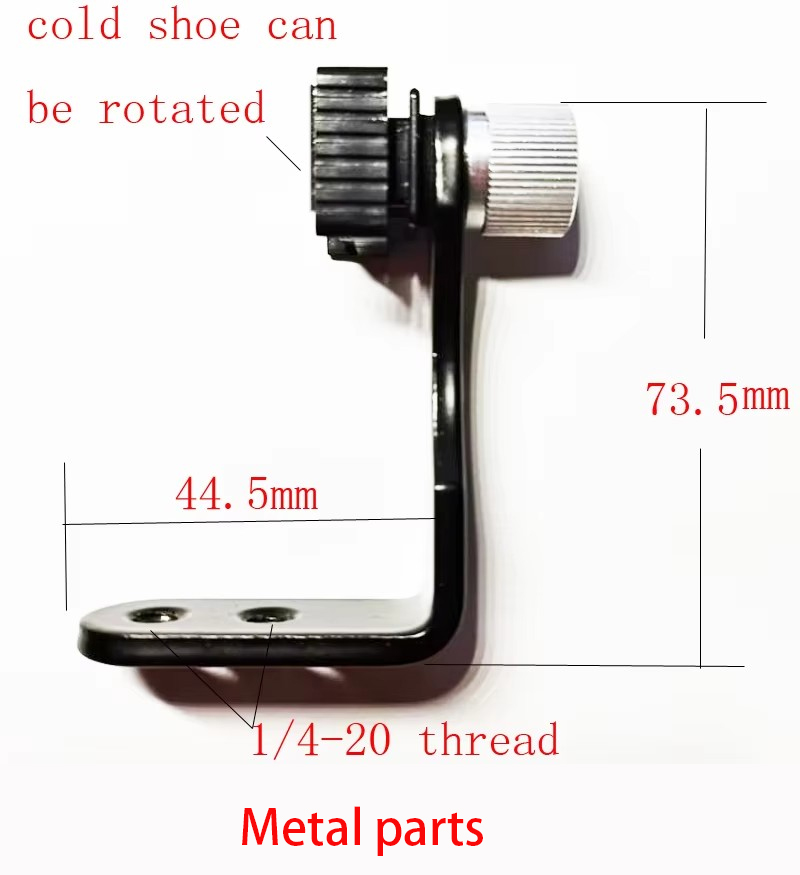 Camera Cold Shoe - L type full Metal cold shoe