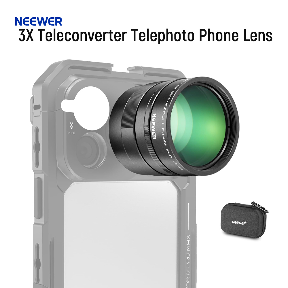 Photography Kit Xiaomi 15T Pro - NEEWER 3X Teleconverter Telephoto Phone Lens,
