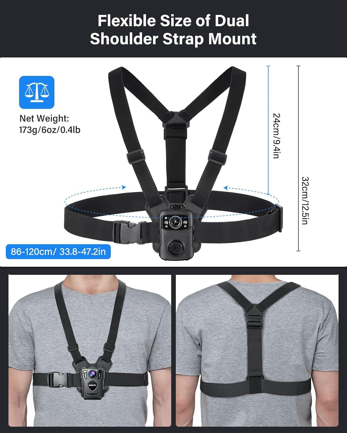 BOBLOV Dual Shoulder Mount Bod - Photography Vest recension och pris