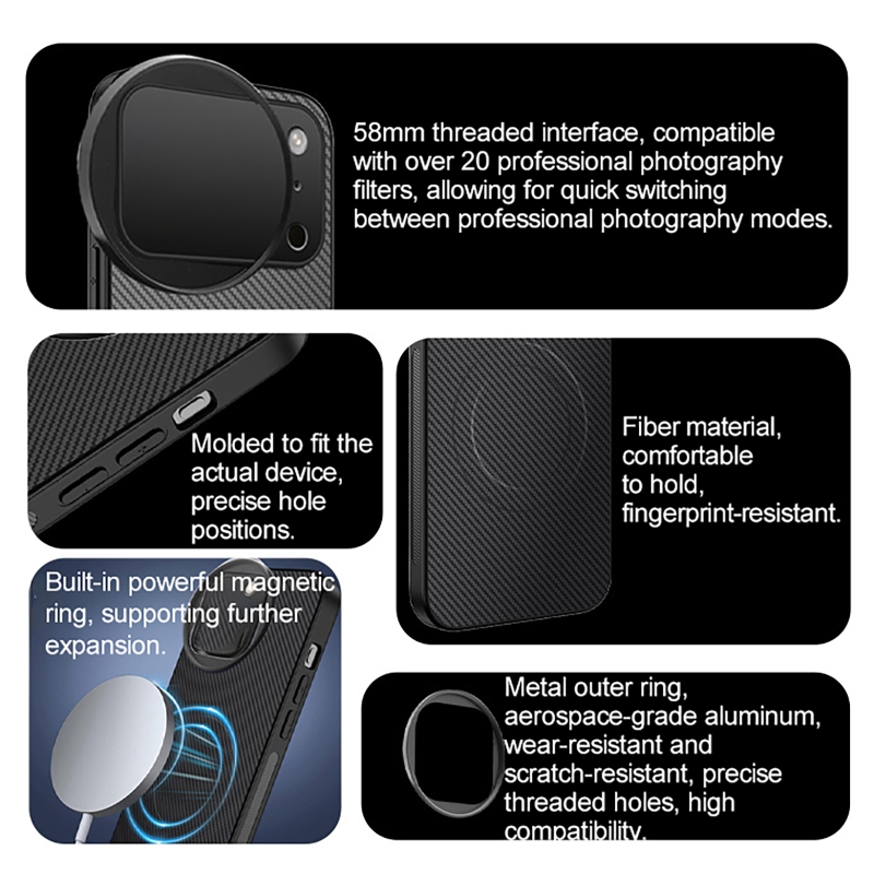 4 in 1 Lens 58mm Mobile Phone  - Photography With Mobile recension och pris