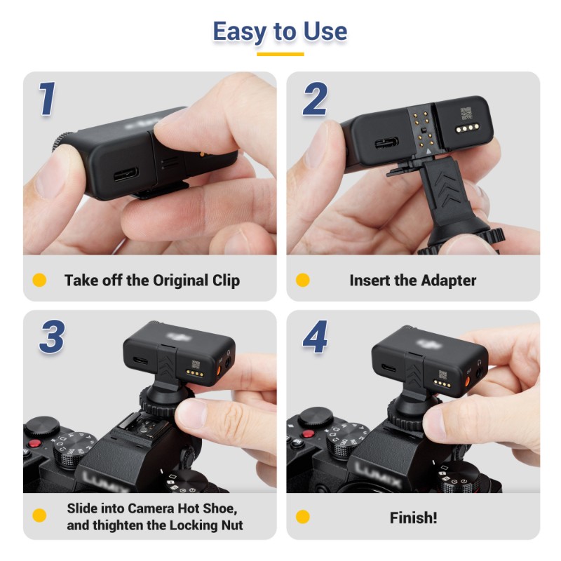 Cold Shoe Adapter For DJI Mic  - Camera Cold Shoe recension och pris