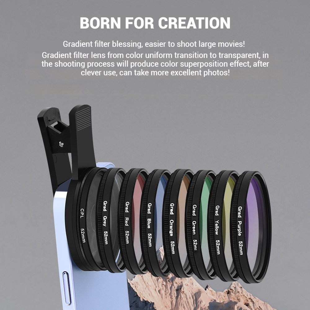 52MM Mobile Phone Lens Univers - Photography With Mobile recension och pris