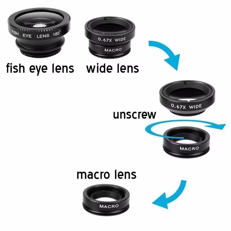 3In1 Mobile Phone Fish Eye Len - Photography With Mobile recension och pris