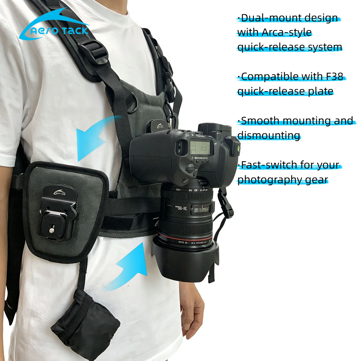 Aero Tack G3 Wanderer Dual‑Cam - Photography Vest recension och pris