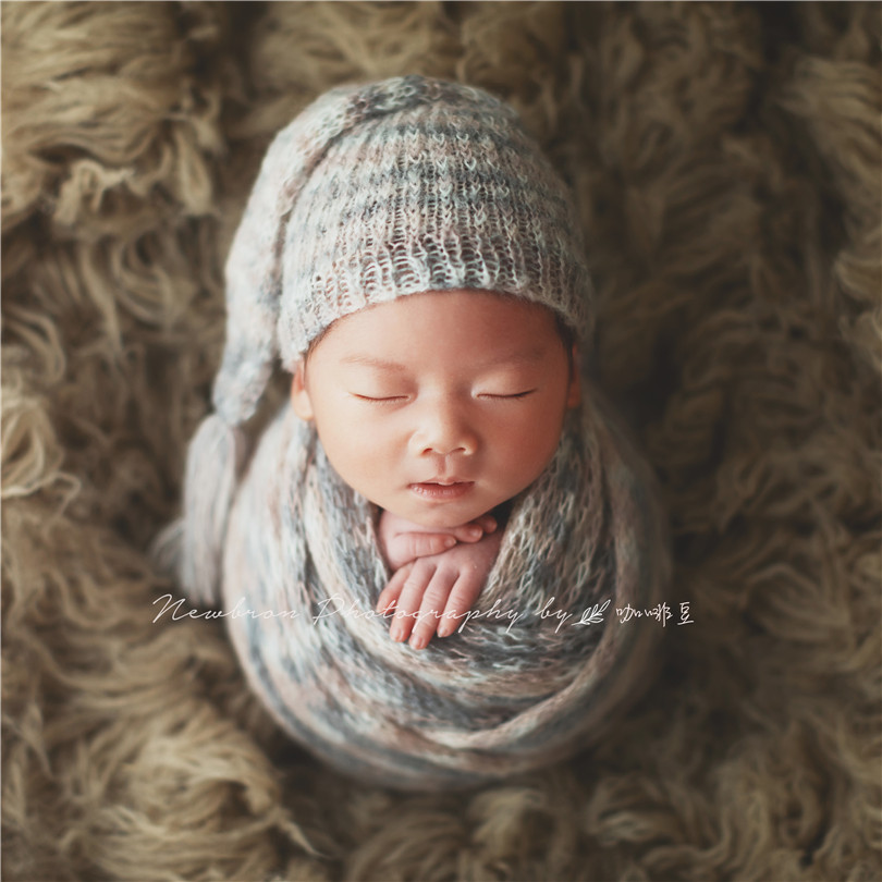 Knit Jersey Wrap And Hat Sets  - Photography Outfit recension och pris