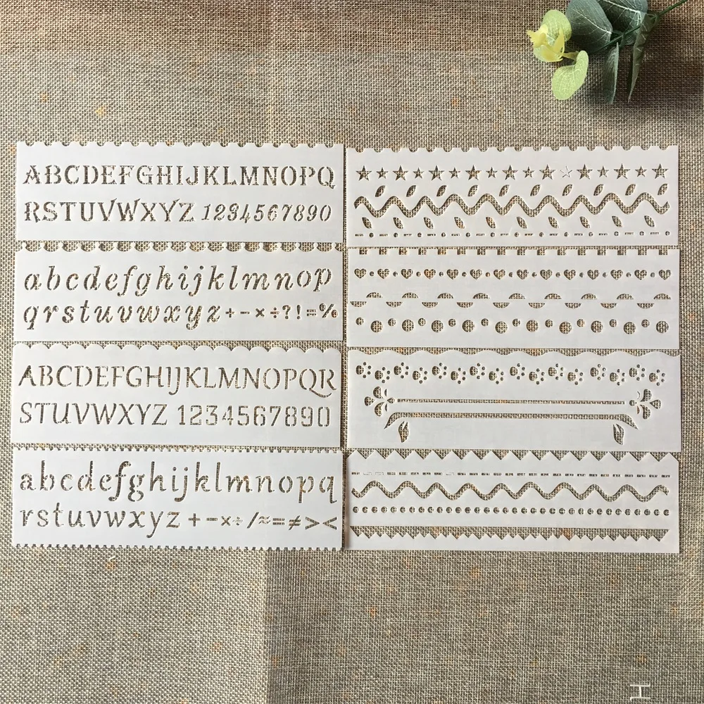 8Pcs/Set 18cm Alphabet Letters - Photography Font recension och pris