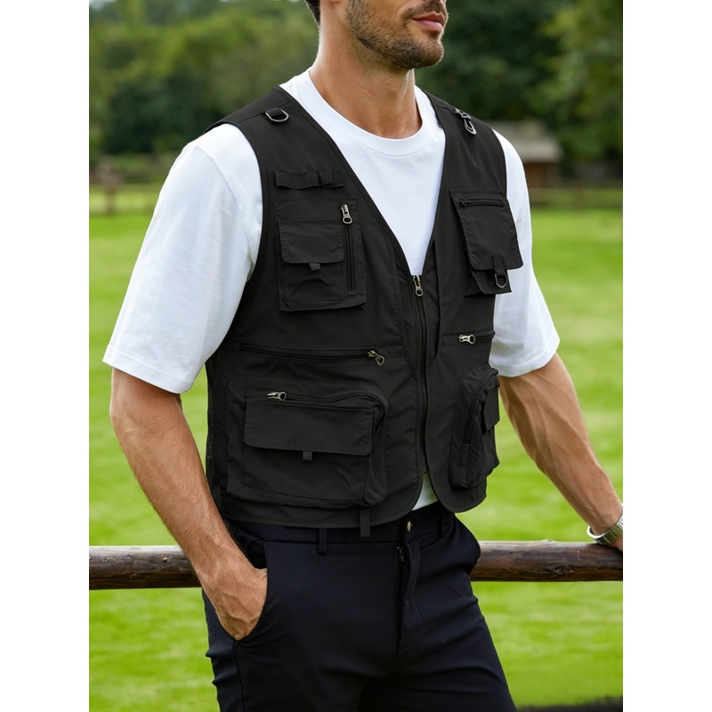 Men's Outdoor Vest New Multifu - Photography Vest recension och pris