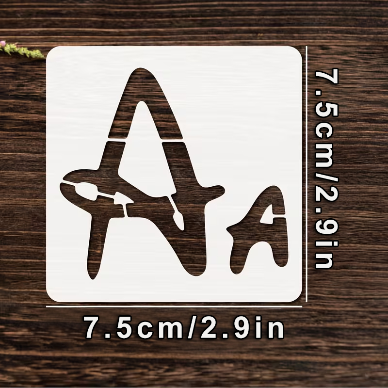 26PCS 2.95x2.95 inch Alphabet  - Photography Font recension och pris