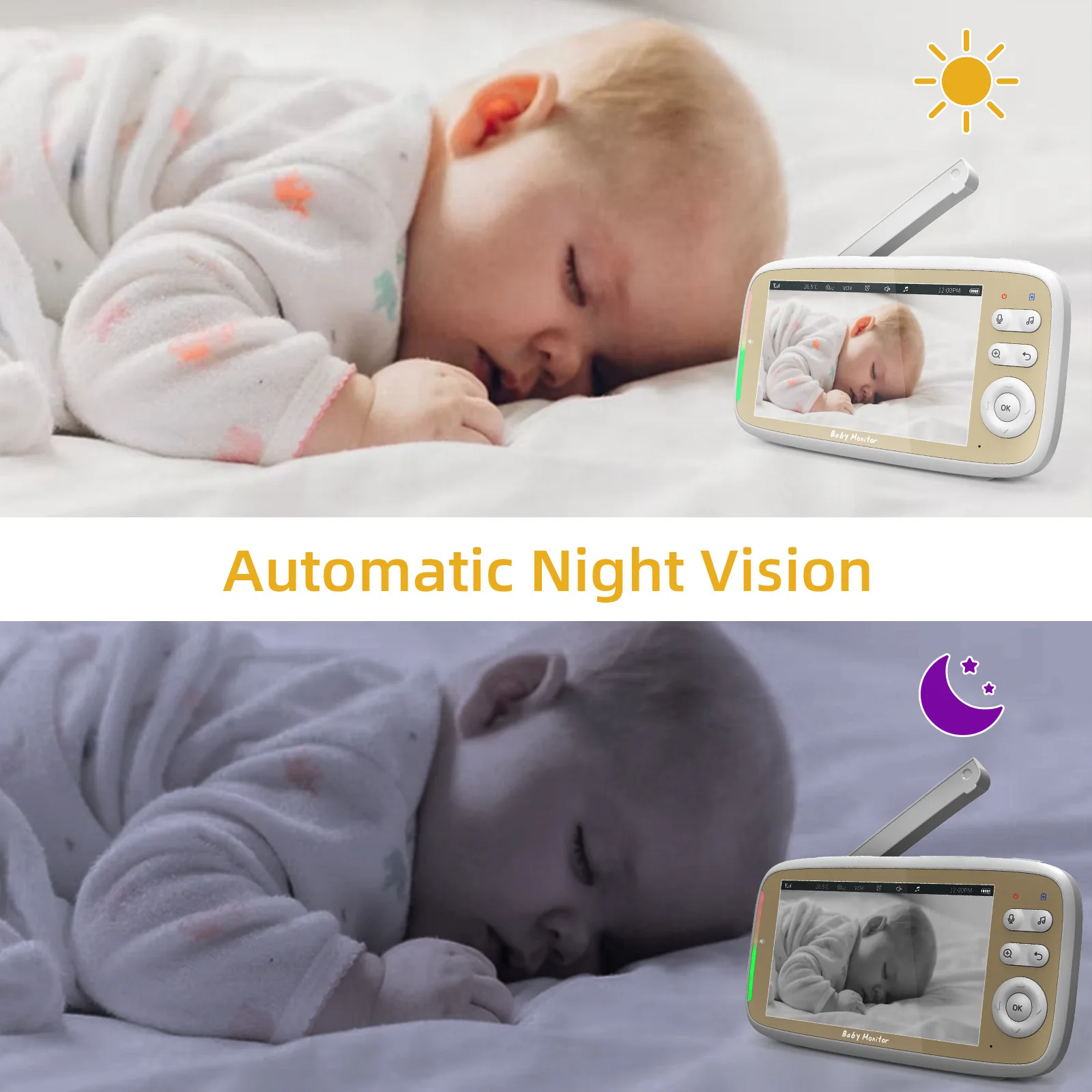 5 Inch Indoor Baby Monitor wit - Photography Uk recension och pris