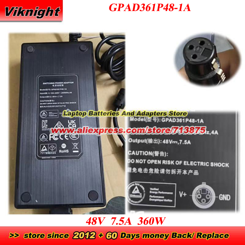 GPAD361P48-1A AC Adapter 48V 7 - Photography Uk recension och pris