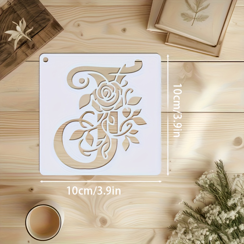 36PCS 3.9inch Floral Alphabet  - Photography Font recension och pris