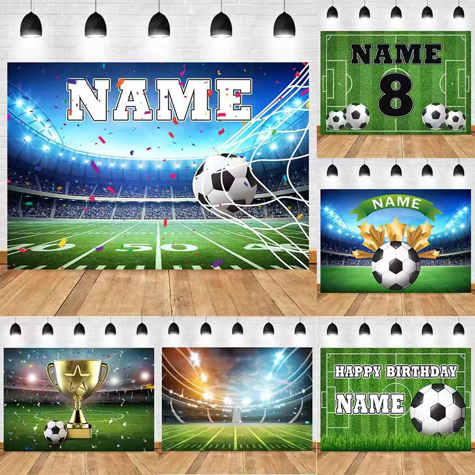Football Backdrop Customize Na - Photography Awards recension och pris