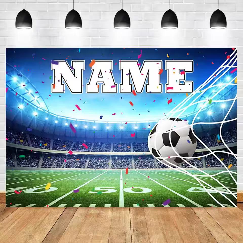 Football Backdrop Customize Na - Photography Awards recension och pris