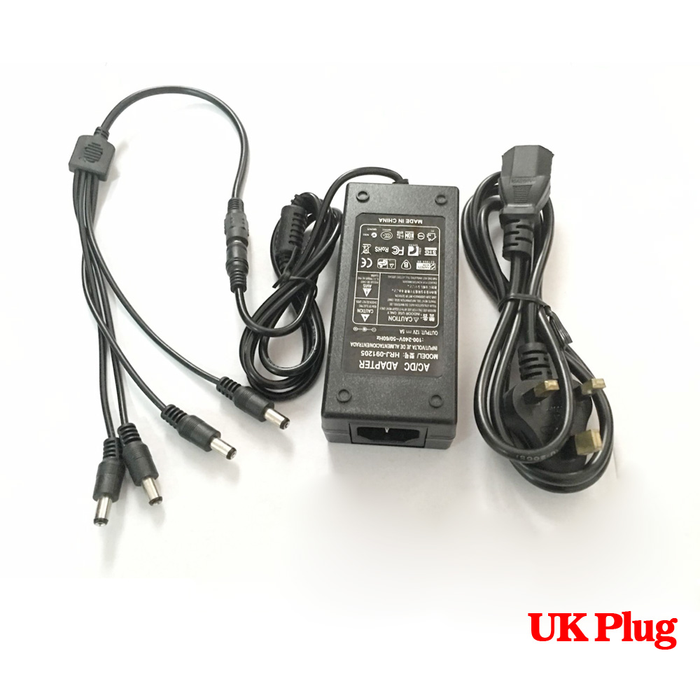 DC 12V 5A 4 Port CCTV Camera A - Photography Uk recension och pris