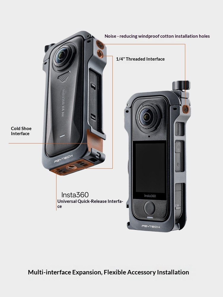 PGYTECH Camera Cage for Insta3 - Camera Cold Shoe recension och pris