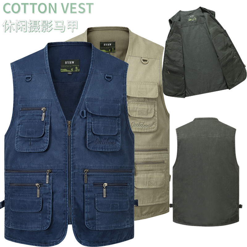 Men Vest Waistcoat Multi-pocke - Photography Vest recension och pris