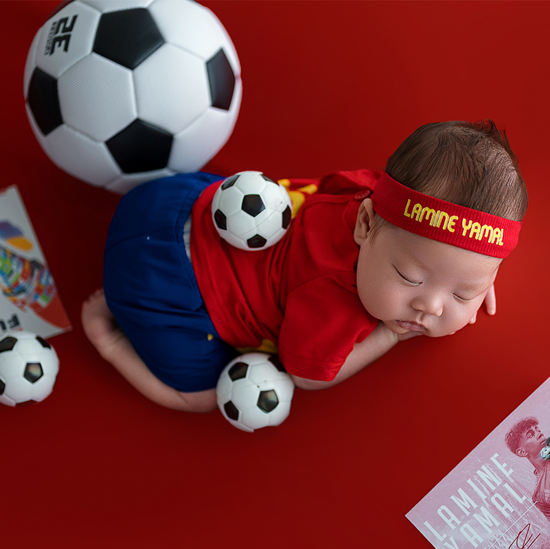 2026 Football Cup Theme Baby B - Photography Outfit recension och pris