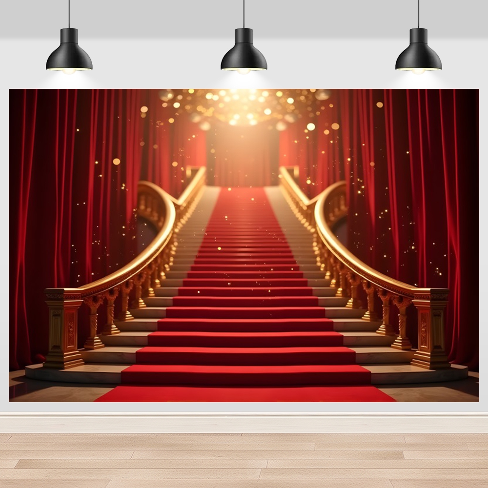 Red Carpet Staircase Backdrop  - Photography Awards recension och pris