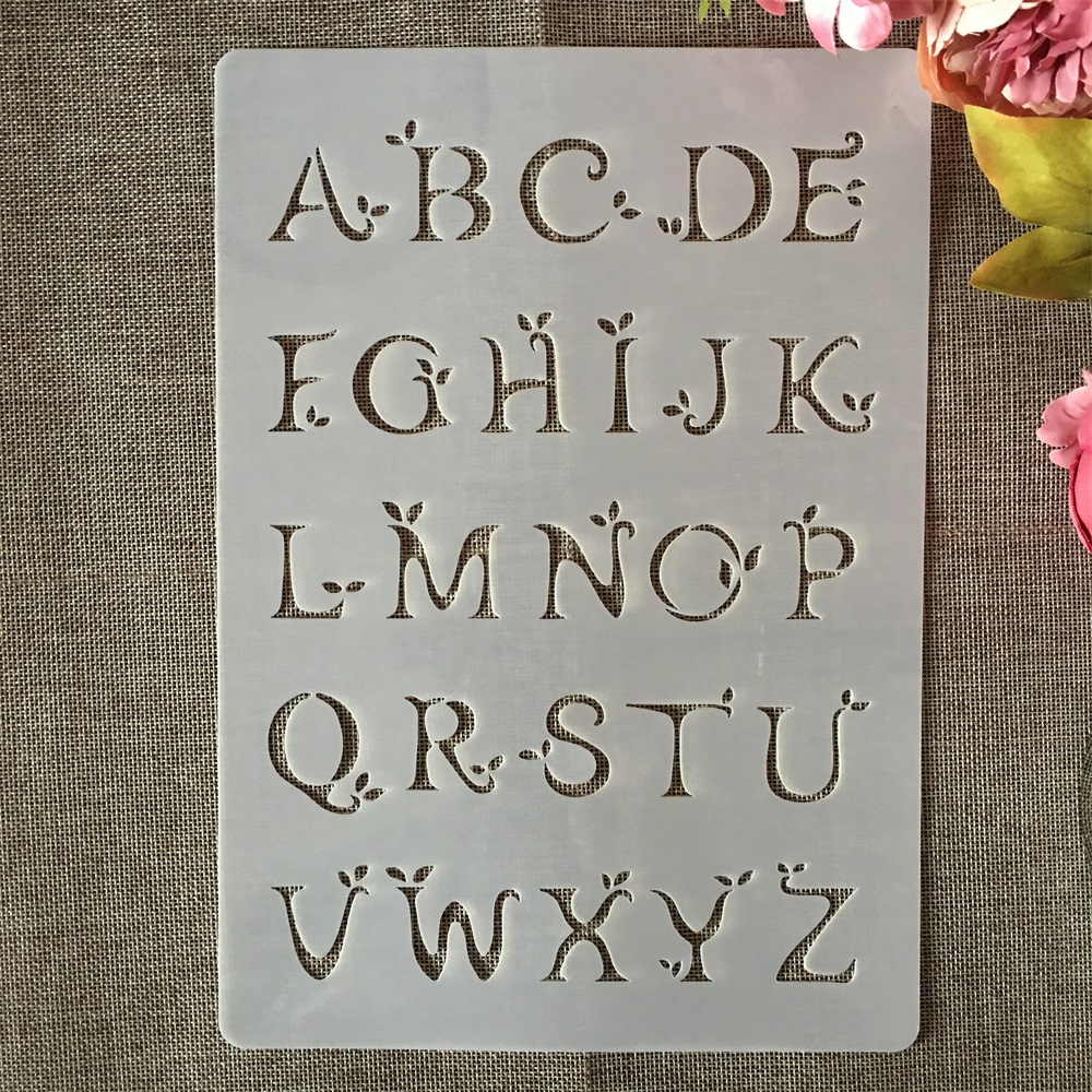 A4 29cm Alphabet English Lette - Photography Font recension och pris