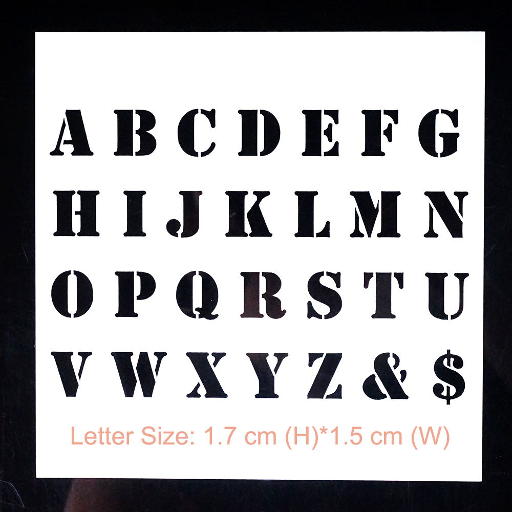 15 cm DIY Craft Letter Alphabe - Photography Font recension och pris