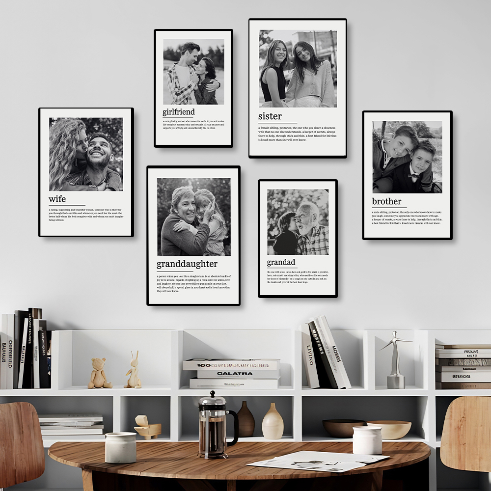 Custom Family Photo Canvas Pai - Photography Interior recension och pris