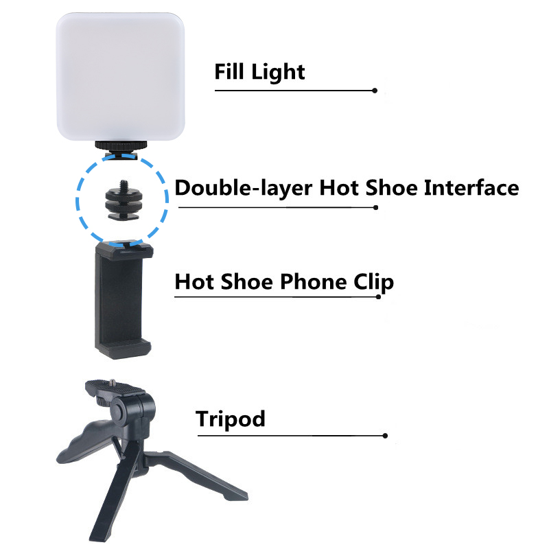 1/4 Hot Shoe Mount Phone Holde - Camera Cold Shoe recension och pris