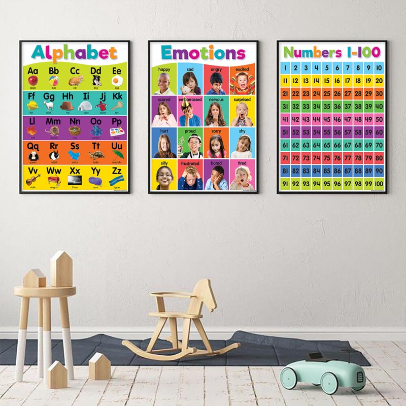 Poster Kindergarten Children L - Photography Font recension och pris