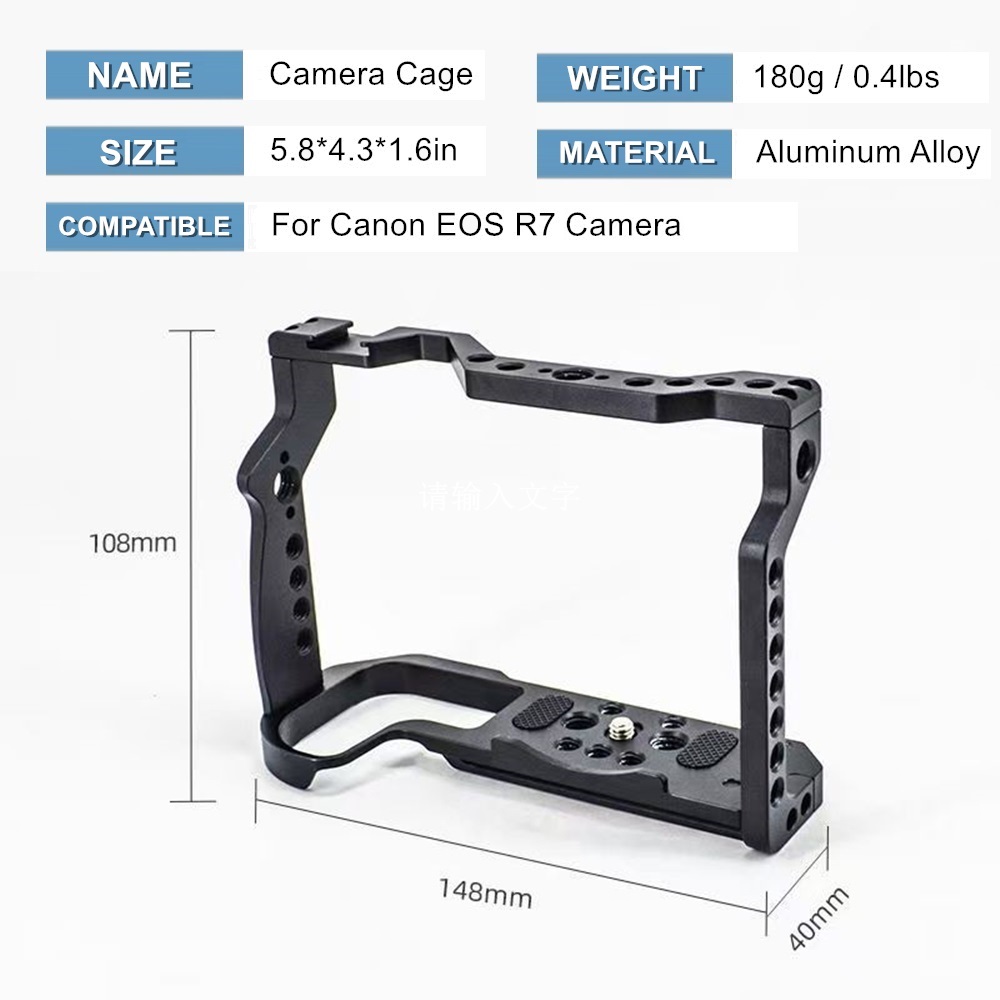 Compatible with Canon EOS R7 C - Camera Cold Shoe recension och pris